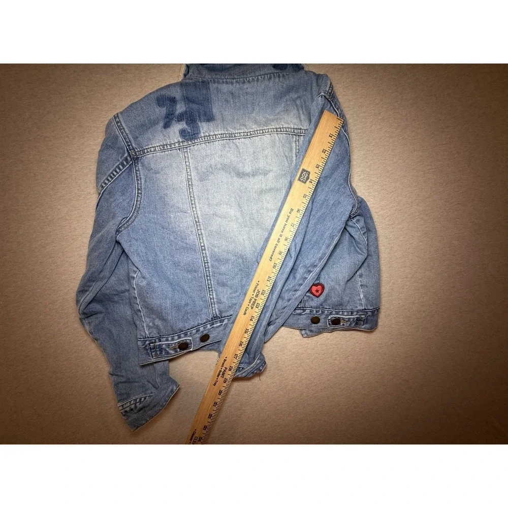 Billabong Kids Jean Jacket With Fluffy Collar Kid Size 10